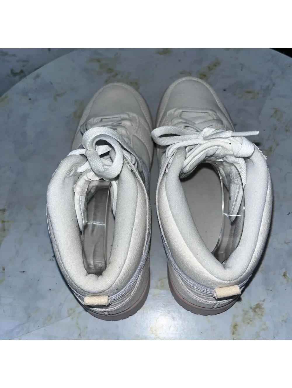 Nike Dunk High Retro Premium Men's Size 9 Shoes White Pink Athletic Sneakers